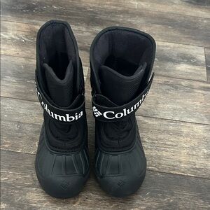 Columbia Kids Black Snow Boots